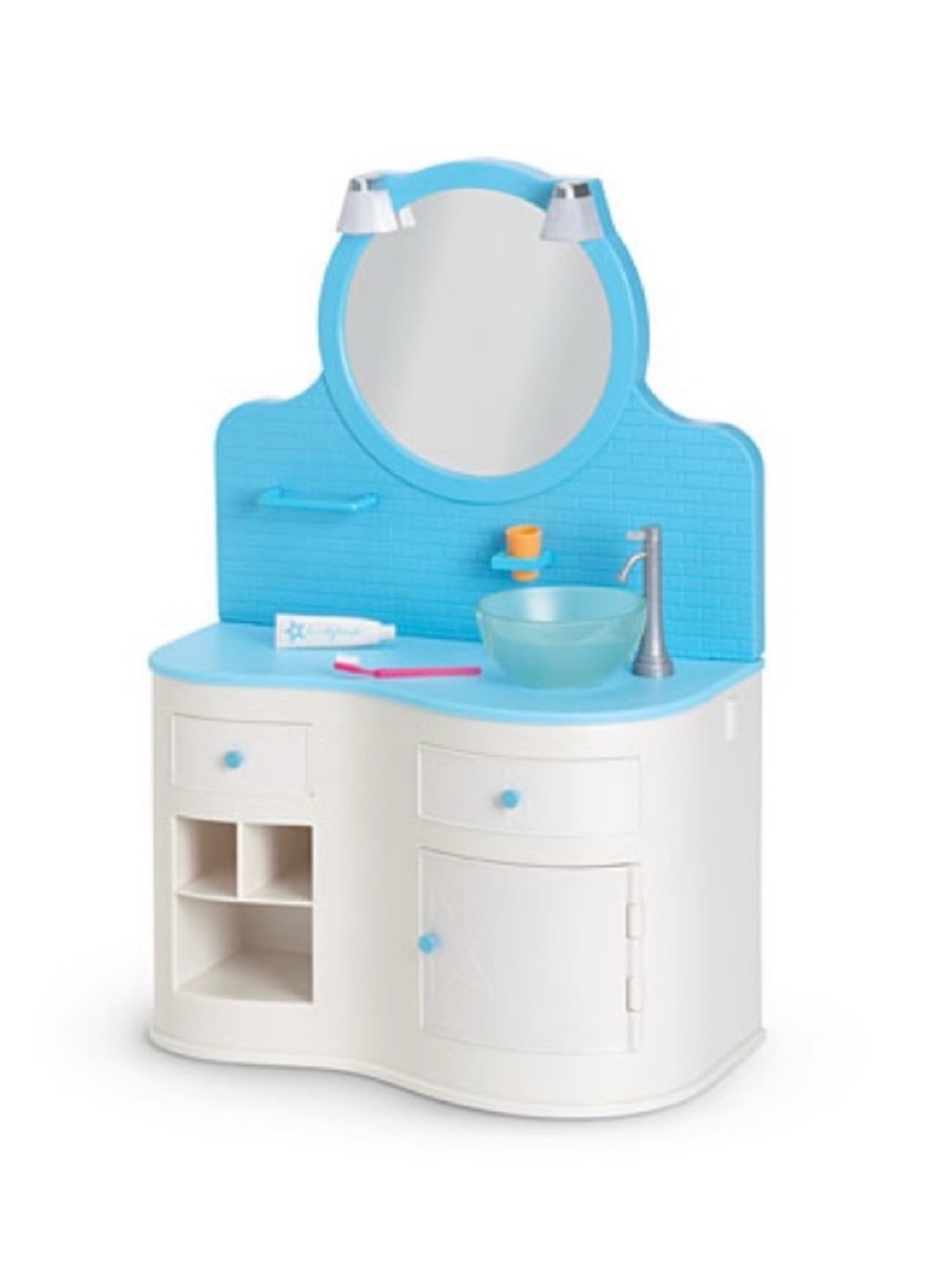 American Girl Bathroom Vanity